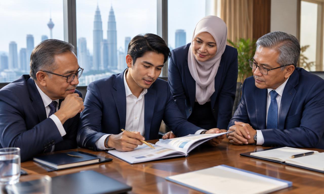 Corporate mentorship workshop illustration